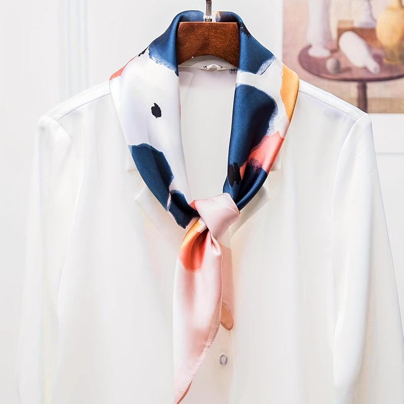 vimate Head Scarf for Women Hair 27'' Square Satin Silk Feeling Bnadana Neck Scarf Handbag Accessories Etc - Image 5